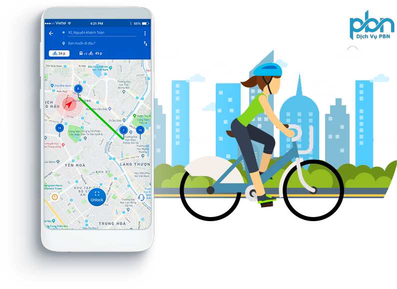 TNGo - app thuê xe đạp đô thị